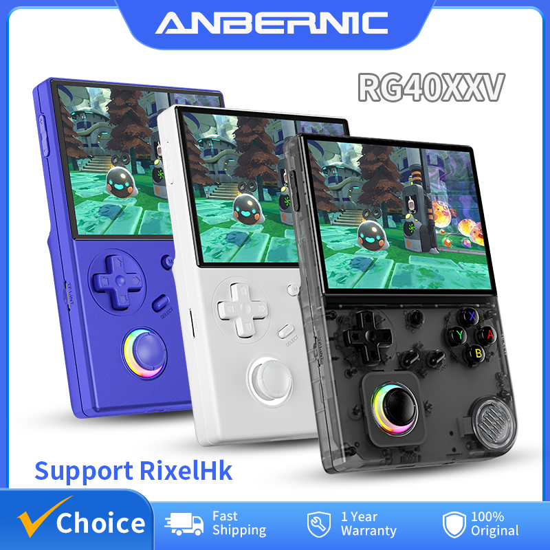 Retro Gaming Best Console - ANBERNIC-consola de juegos portátil RG40XXV, pantalla