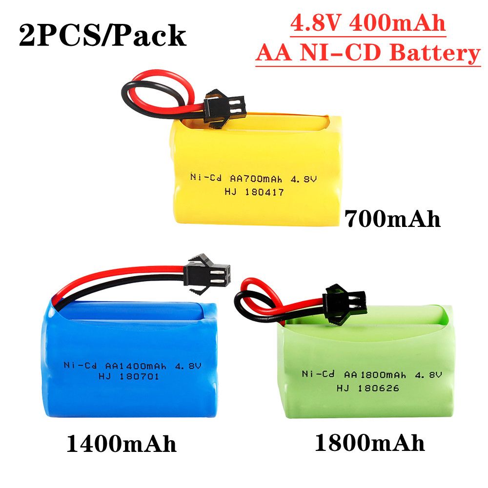Rechargeable Battery Aa - 4,8 v 700/1400/1800mah NiCd batería ni-cd
