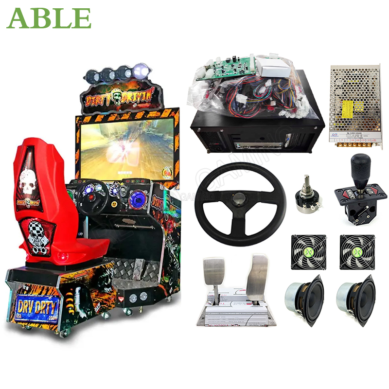 Retro Gaming Store - Dirty Drivin-máquina de juego Arcade, Kit