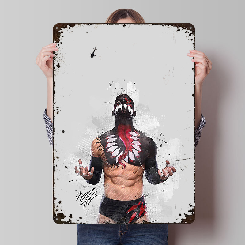 Retro Gaming Desk - Póster de Finn Balor, arte de