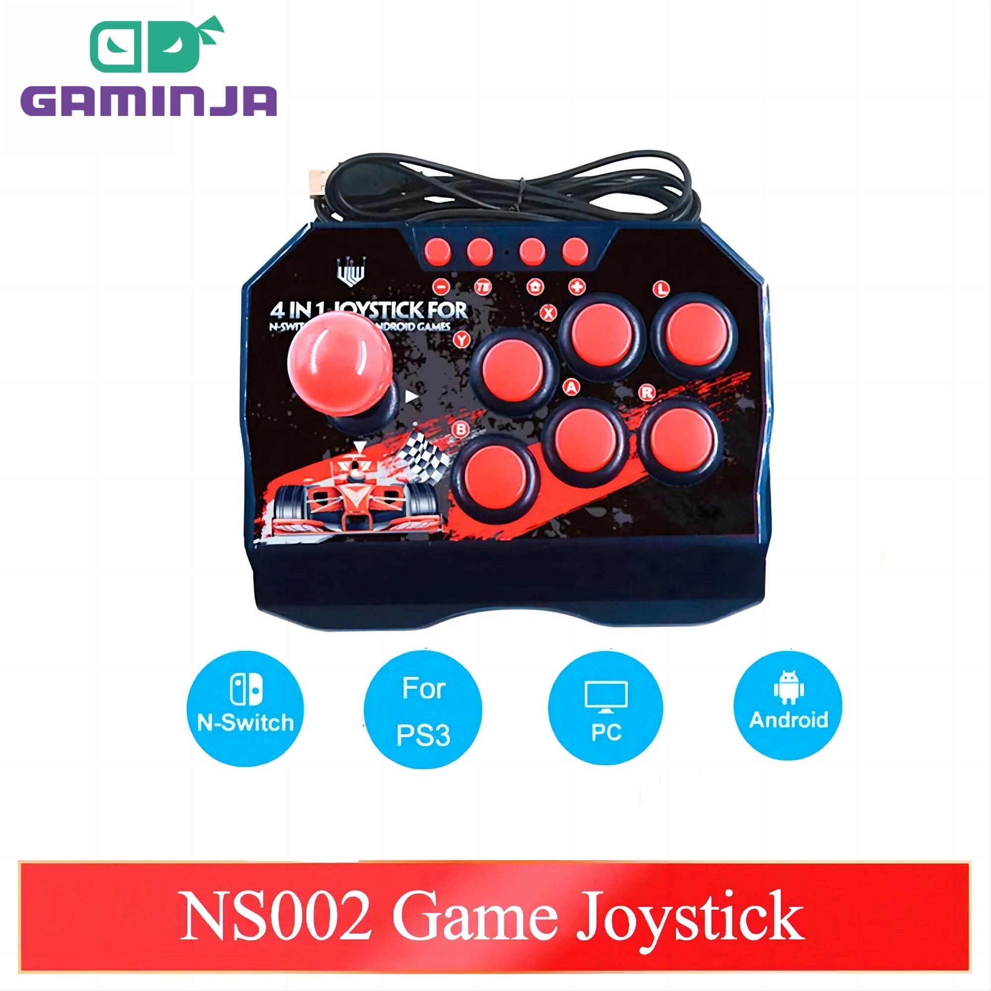 Retro Gaming Best Console - GAMINJA NS002 4 en 1 Retro