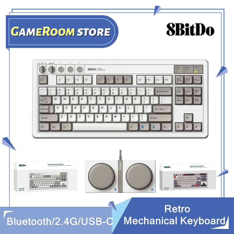 Retro Pc Gaming - Teclado mecánico retro 8Bitdo, teclado para
