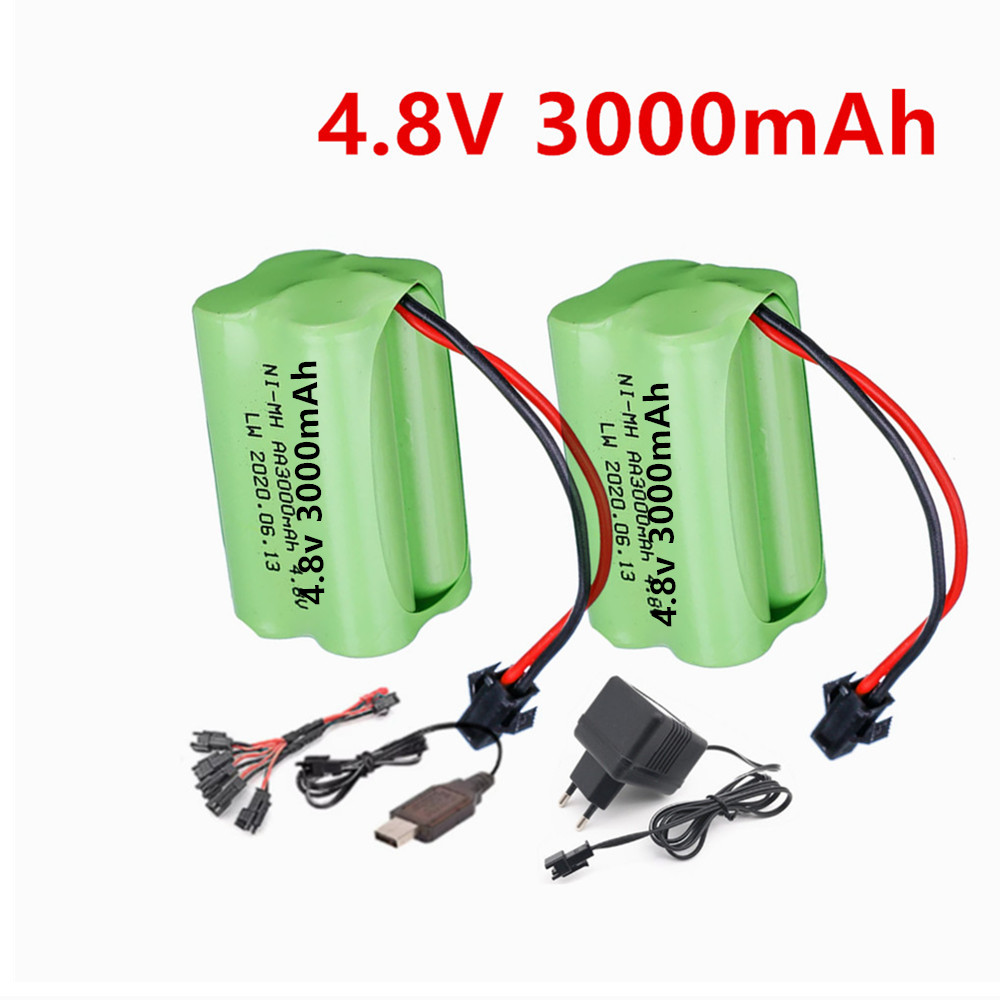Rechargeable Battery Aa - Batería Recargable de 4.8v 3000mAh y