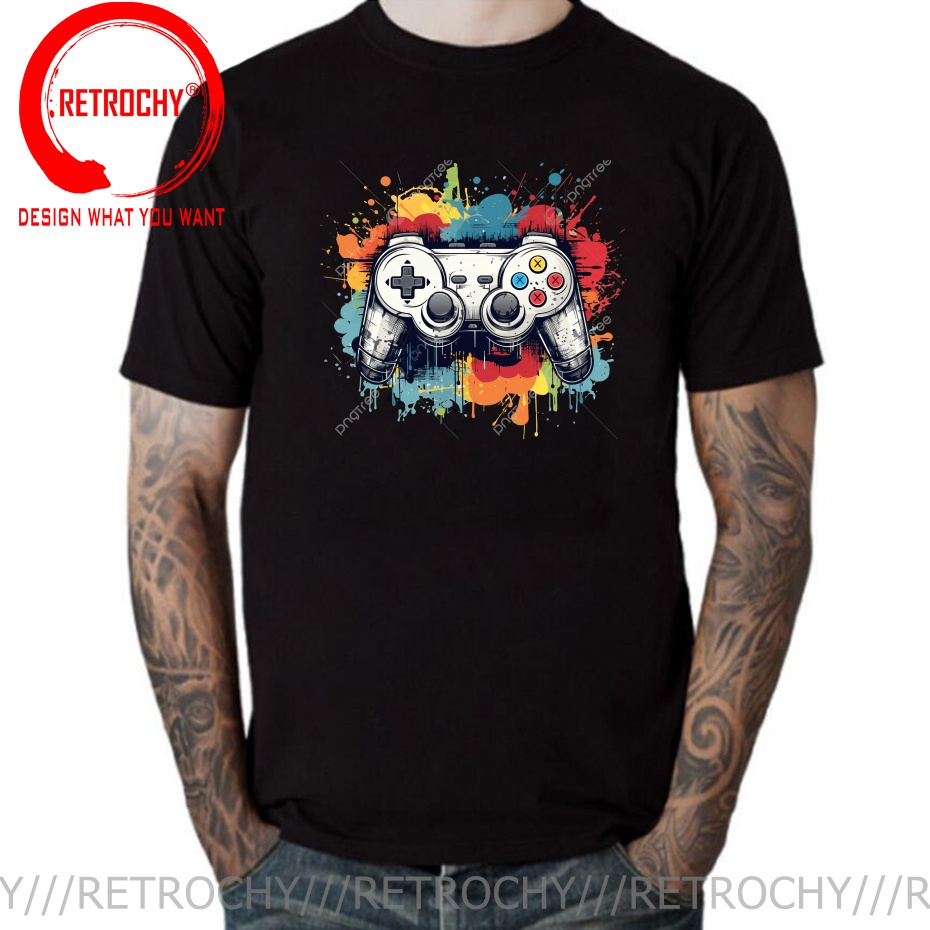 Retro Gaming Shops - Camiseta Retro Gamer con Gráficos de