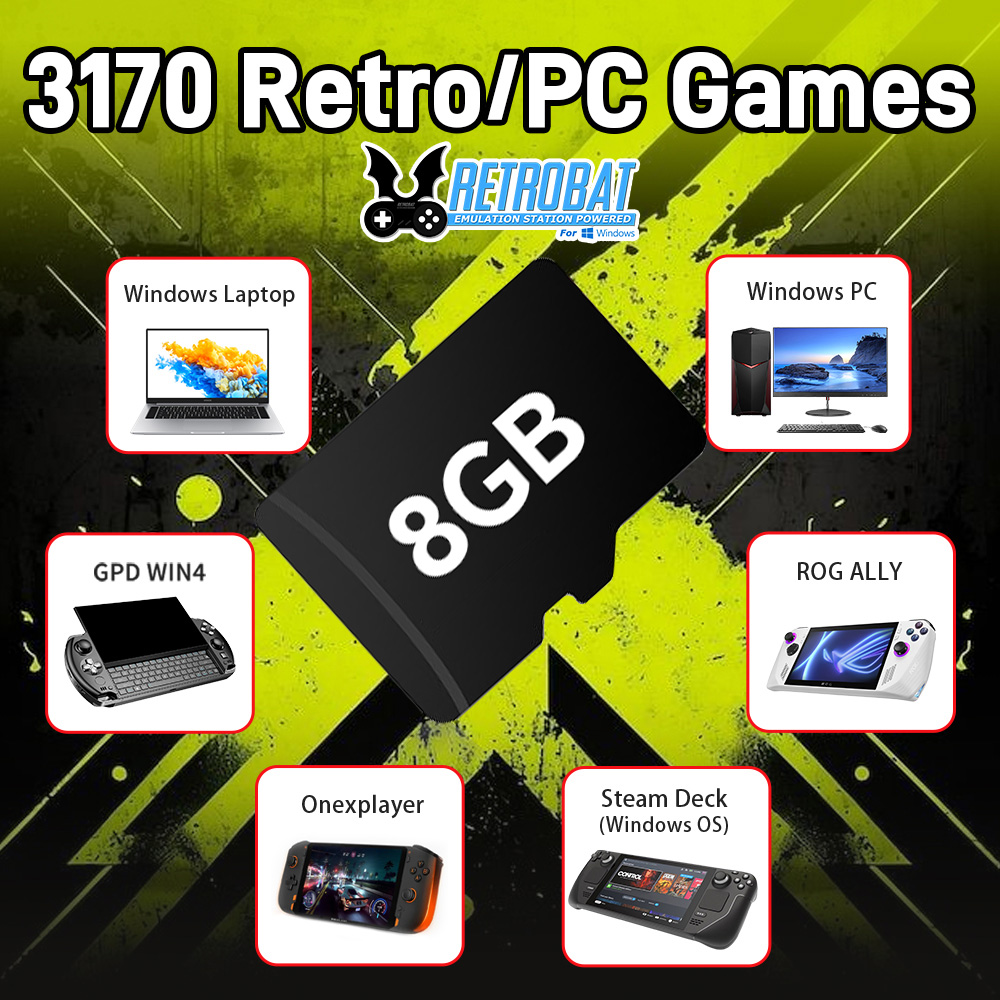 Retro Gaming Best Console - Tarjeta TF de juego de 8GB