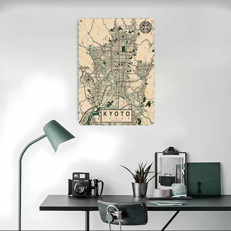 Mapa de la ciudad de Kioto, Ja - Retro Gaming Japan reseña y precio