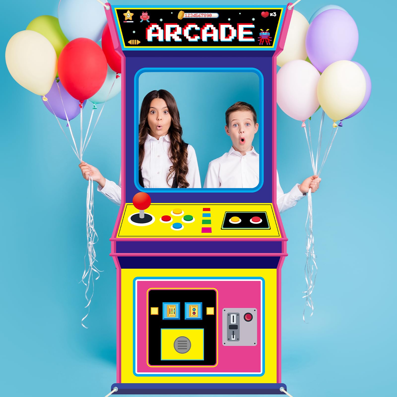 Fondo Fotográfico de Tela con  - Retro Gaming Decor reseña y precio