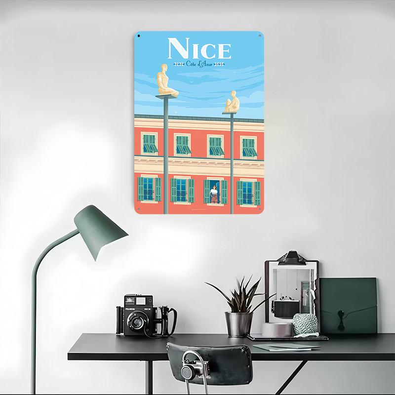 Bonito póster metálico de la R - Retro Gaming France reseña y precio