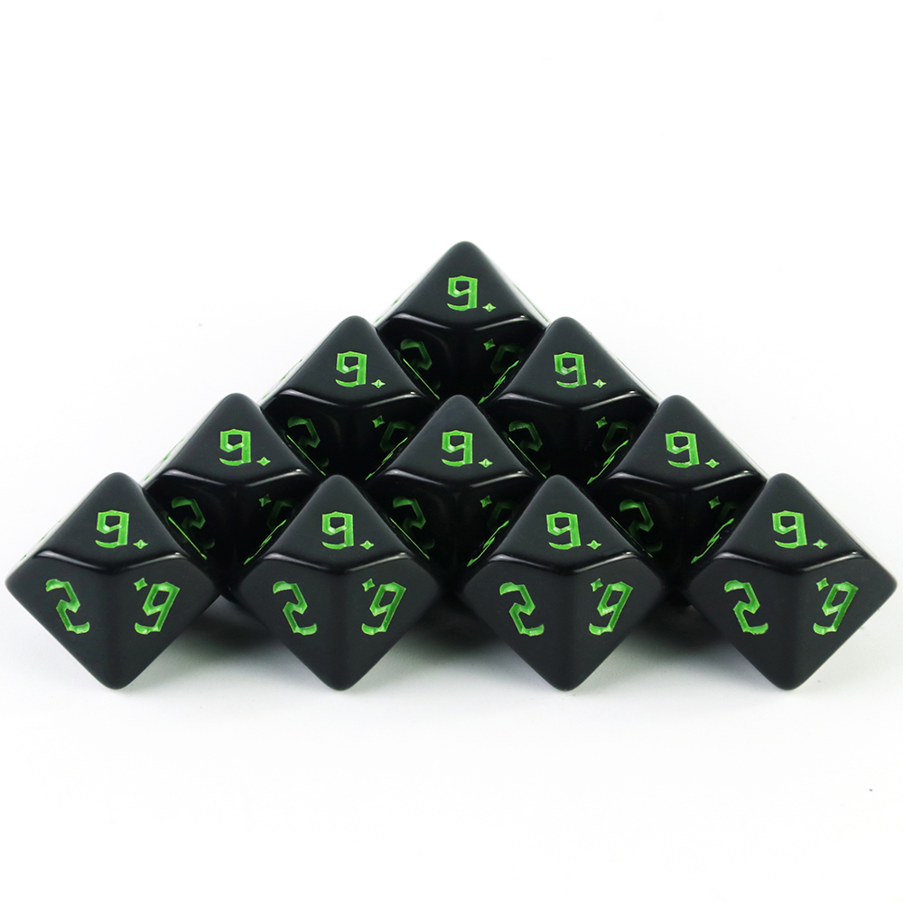 Dados de juego de dados D10, d - Retro Gaming Desk reseña y precio