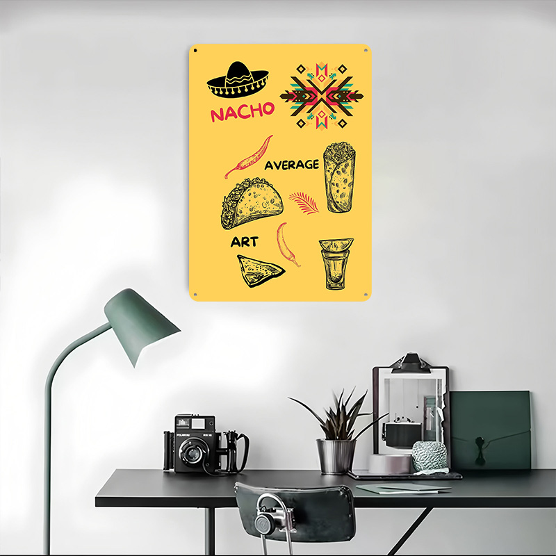 Póster de Comida Mexicana sobr - Background Retro Gaming reseña y precio