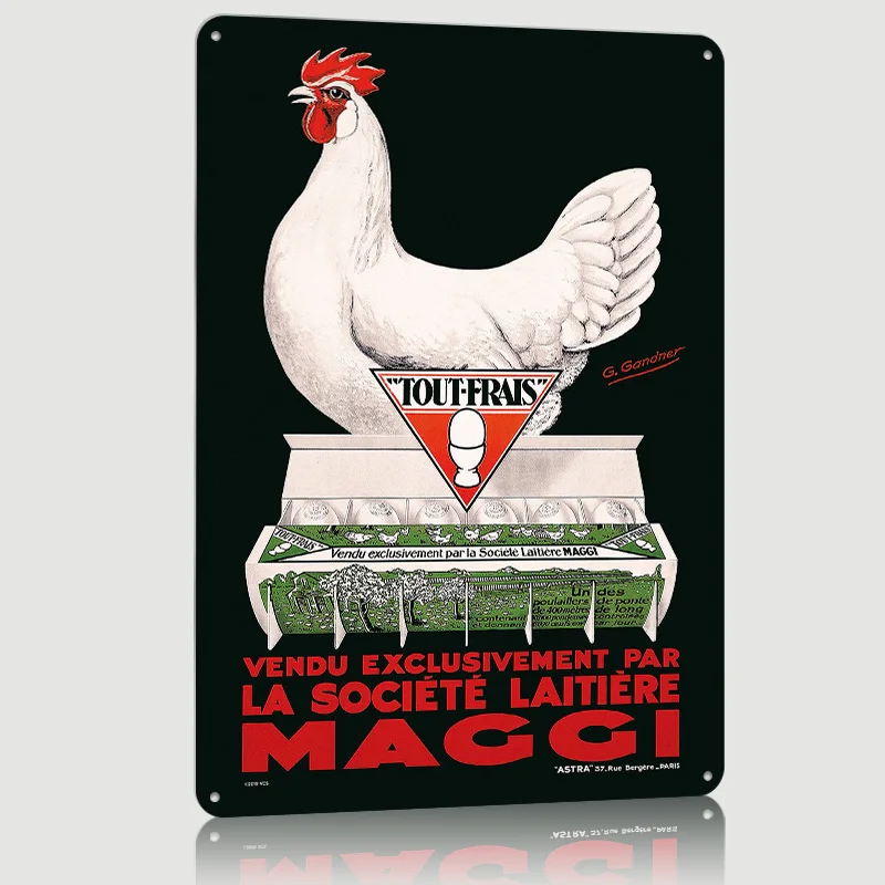 Póster Vintage de Huevos de Fr - Retro Gaming France reseña y precio