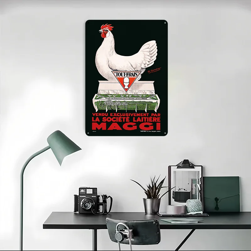 Póster Vintage de Huevos de Fr - Retro Gaming France reseña y precio