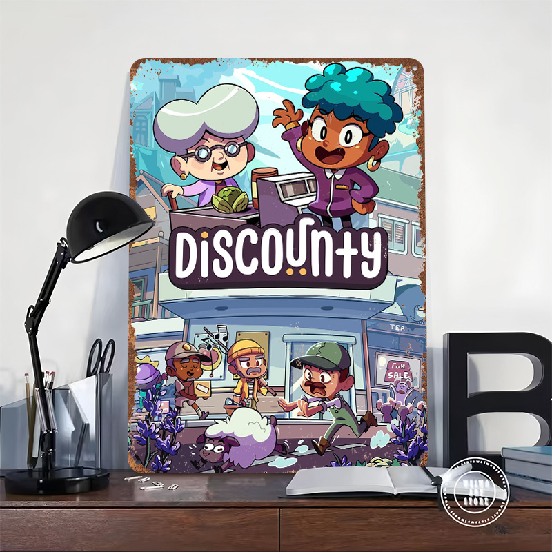 Póster Metálico con Diseño de  - Retro Gaming Desk reseña y precio