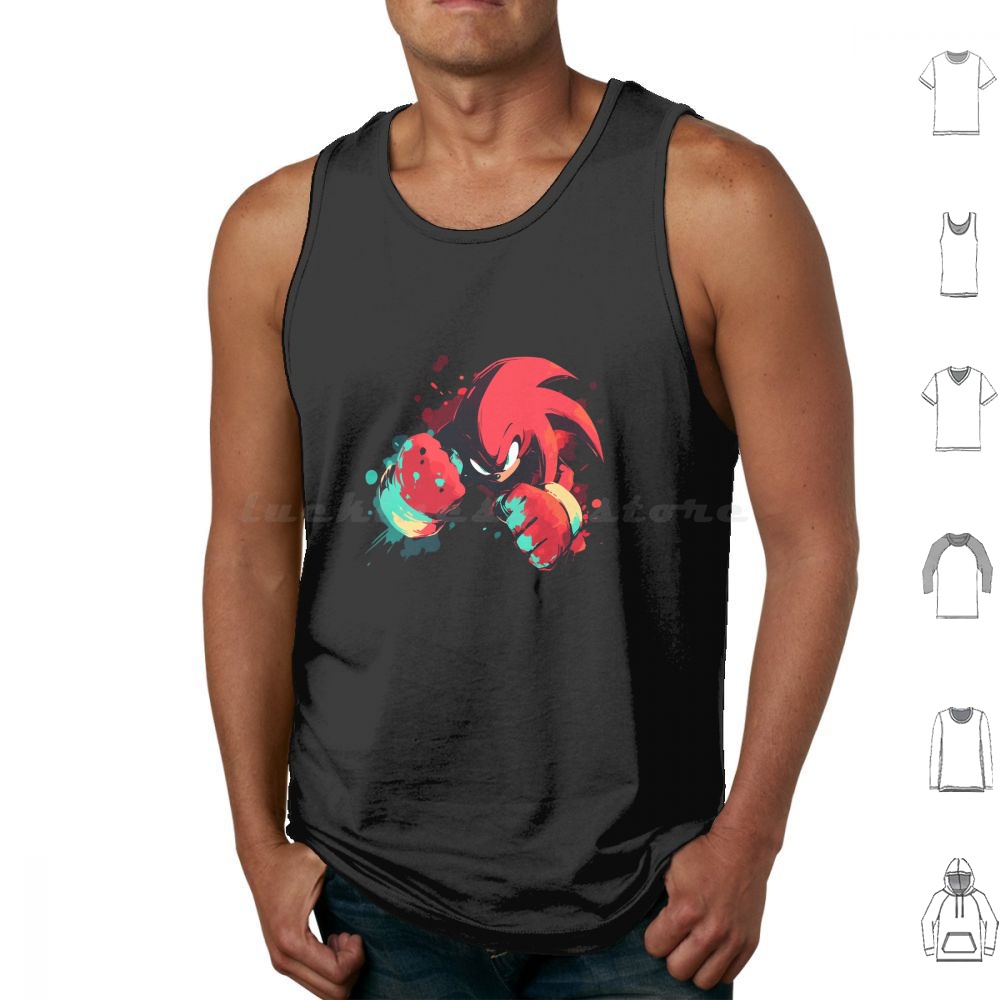 Camisetas sin mangas Knuckles  - Retro Gaming Japan reseña y precio