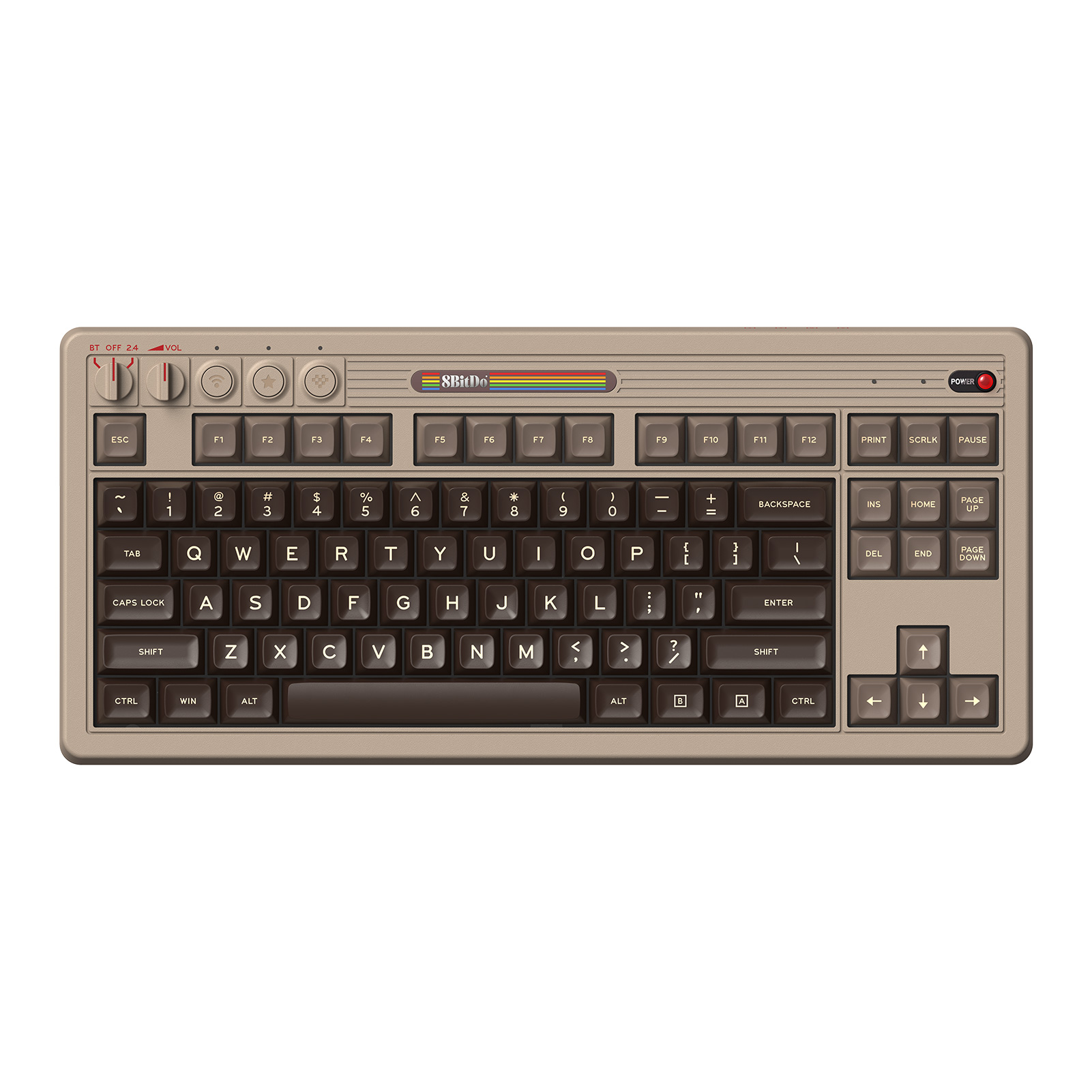 Teclado mecánico retro 8BitDo, - Retro Gaming Us reseña y precio