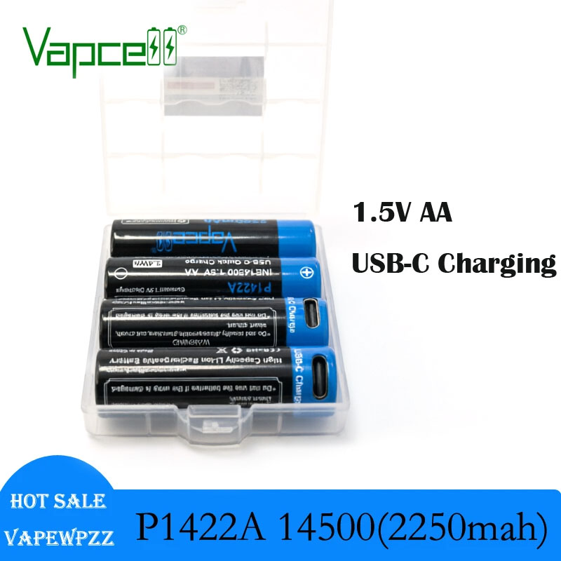Batería Recargable USB-C Vapce - Rechargeable Battery Aa reseña y precio