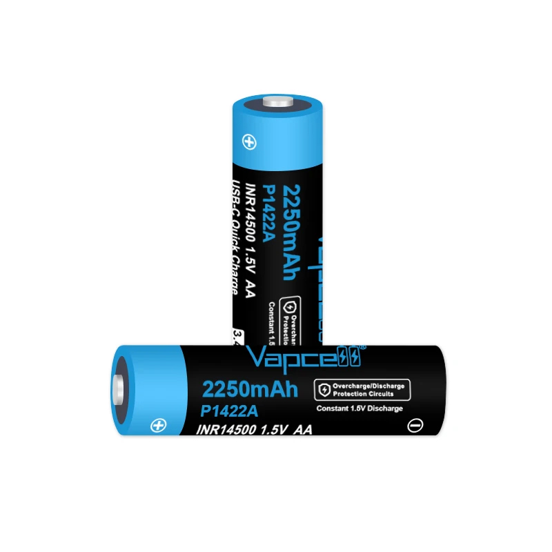 Batería Recargable USB-C Vapce - Rechargeable Battery Aa reseña y precio