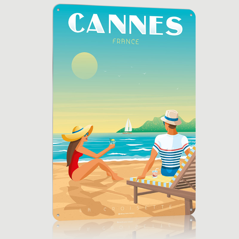 Póster de Cannes, Francia, Let - Retro Gaming France reseña y precio