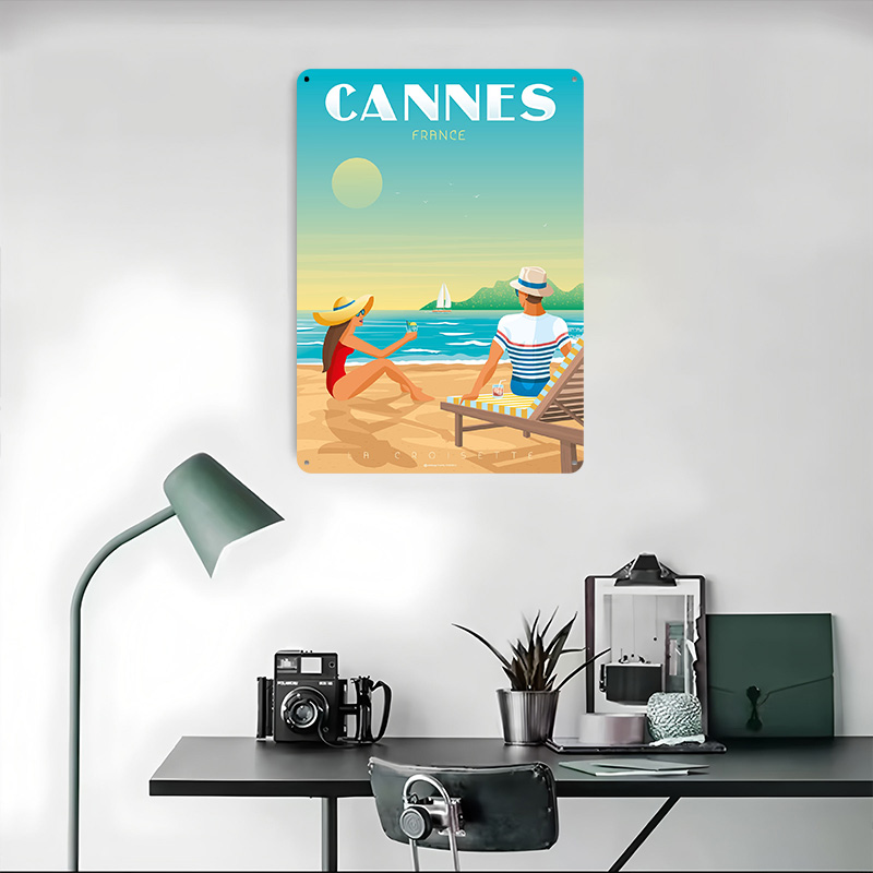 Póster de Cannes, Francia, Let - Retro Gaming France reseña y precio