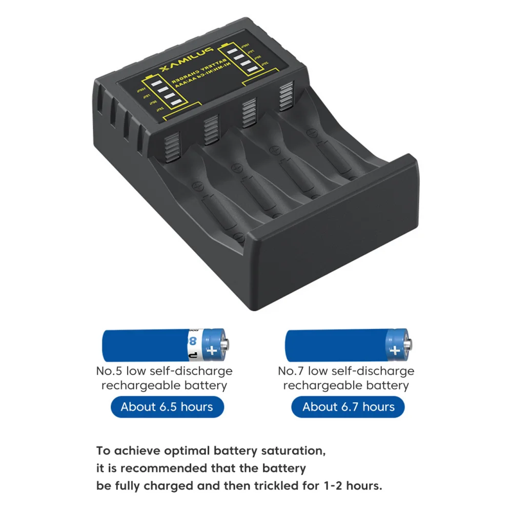 Cargador de batería AA/AAA, 4  - Rechargeable Battery Aa reseña y precio