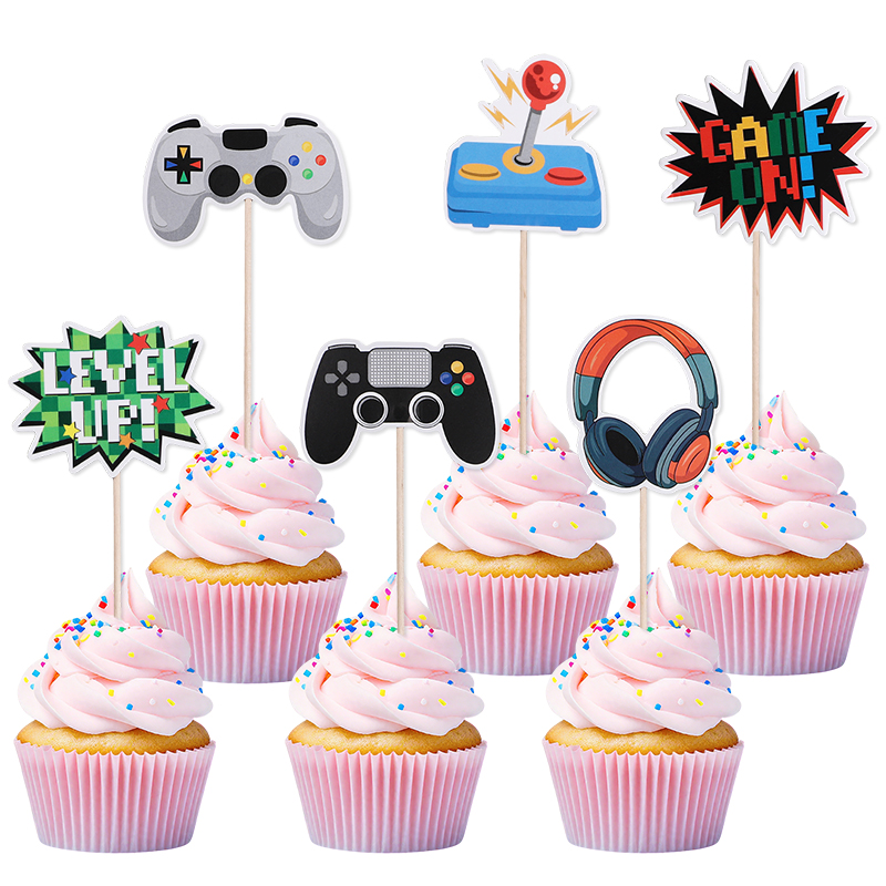 13 Uds. De adornos para tarta  - Retro Gaming Decor reseña y precio