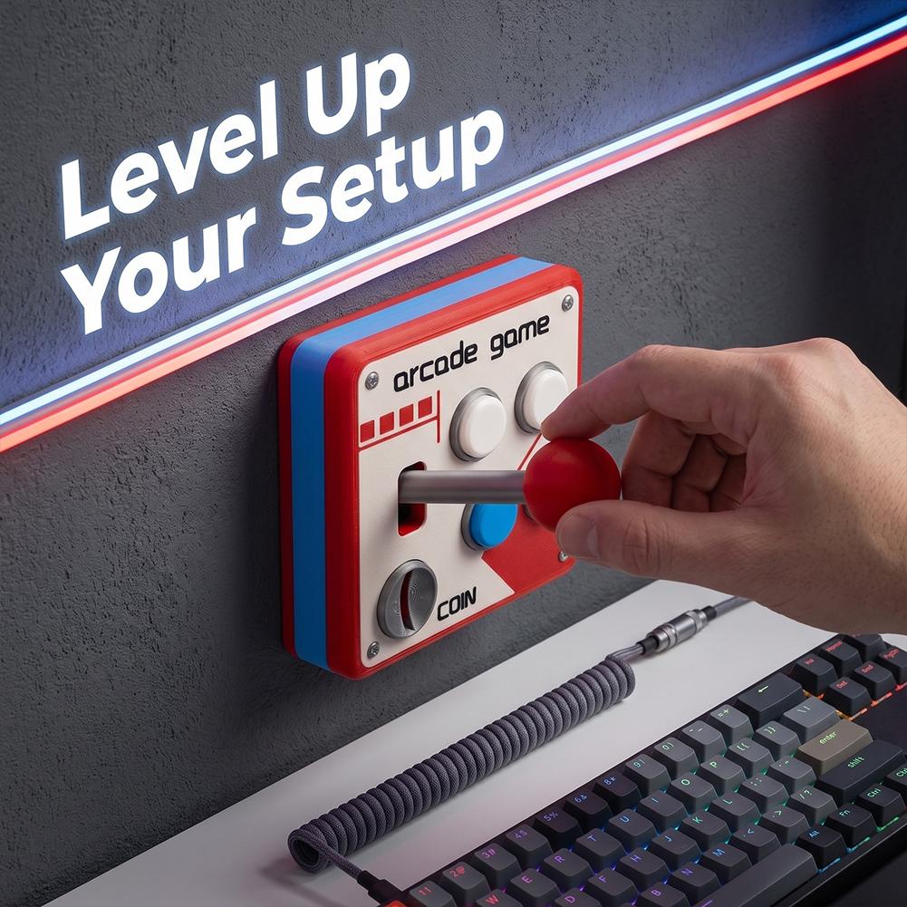 Panel de Interruptores Retro A - Retro Gaming Desk reseña y precio