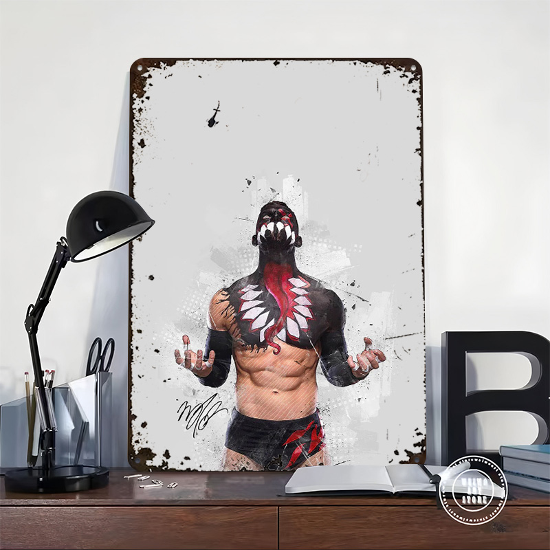 Póster de Finn Balor, arte de  - Retro Gaming Desk reseña y precio