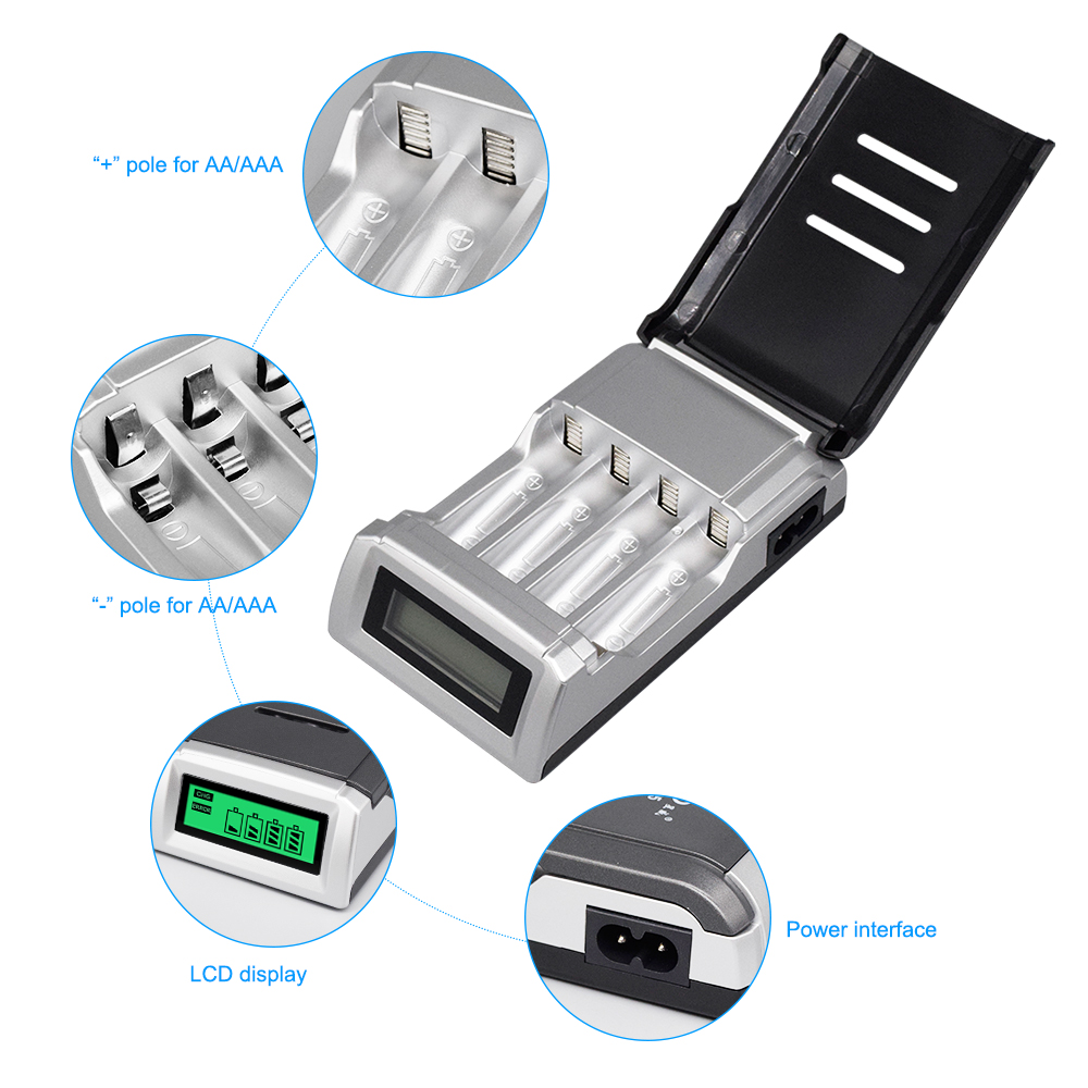 Cargador de Baterías Inteligen - Rechargeable Battery Aa reseña y precio
