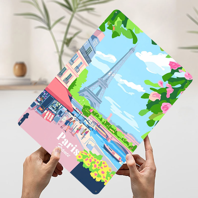 Póster de París, Francia, Letr - Retro Gaming France reseña y precio