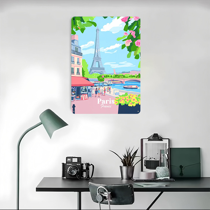 Póster de París, Francia, Letr - Retro Gaming France reseña y precio