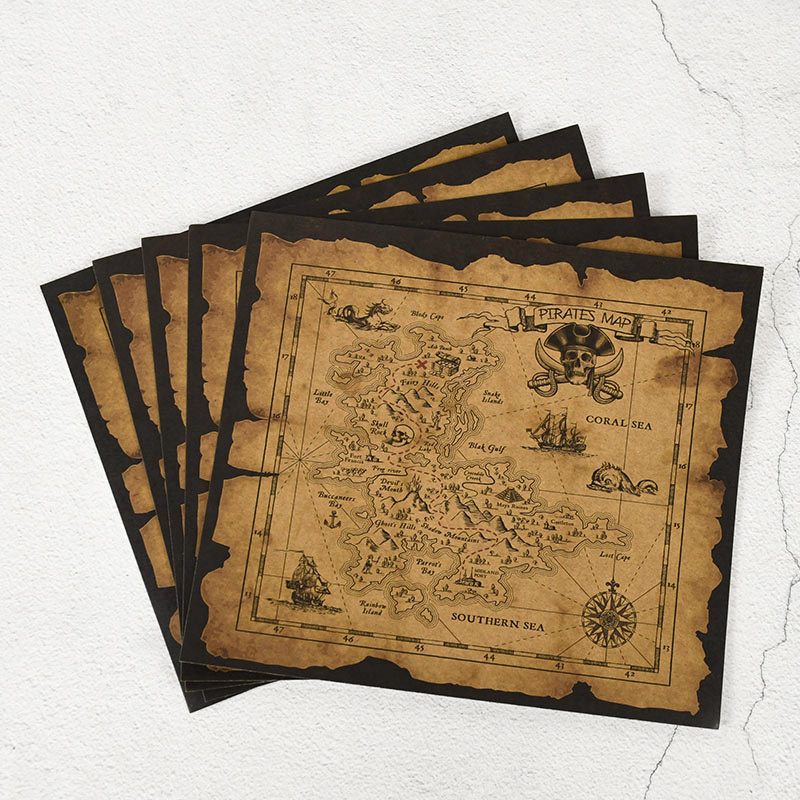 Mapa de Búsqueda del Tesoro Pi - Retro Gaming Decor reseña y precio