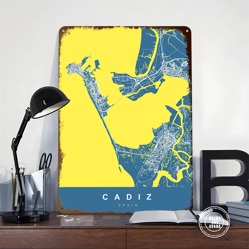 Pósteres de hojalata CADIZ SPI - Retro Gaming Desk reseña y precio