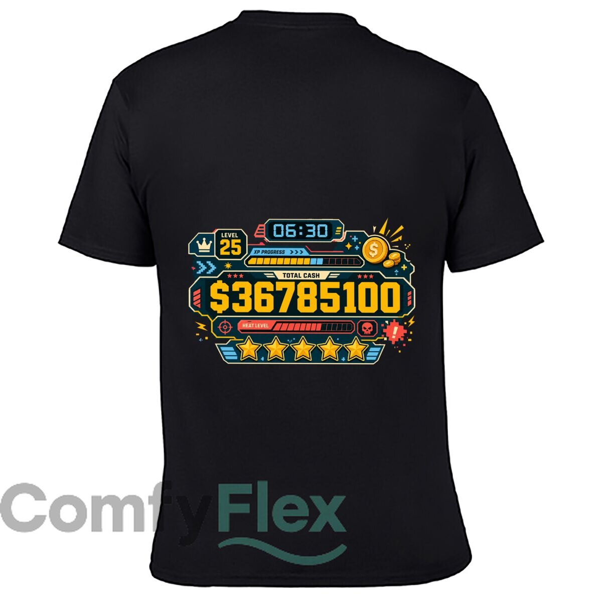 Camiseta Retro Gaming Wealth P - Retro Gaming Shops reseña y precio