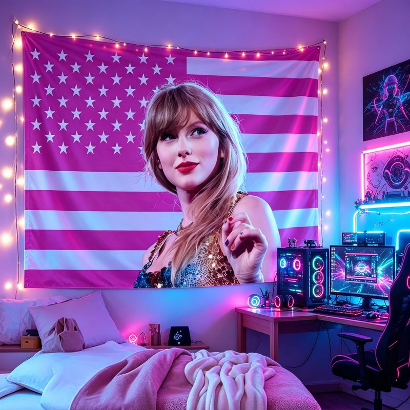 VIKAMA Tapiz con estampado de  - Retro Gaming Decor reseña y precio