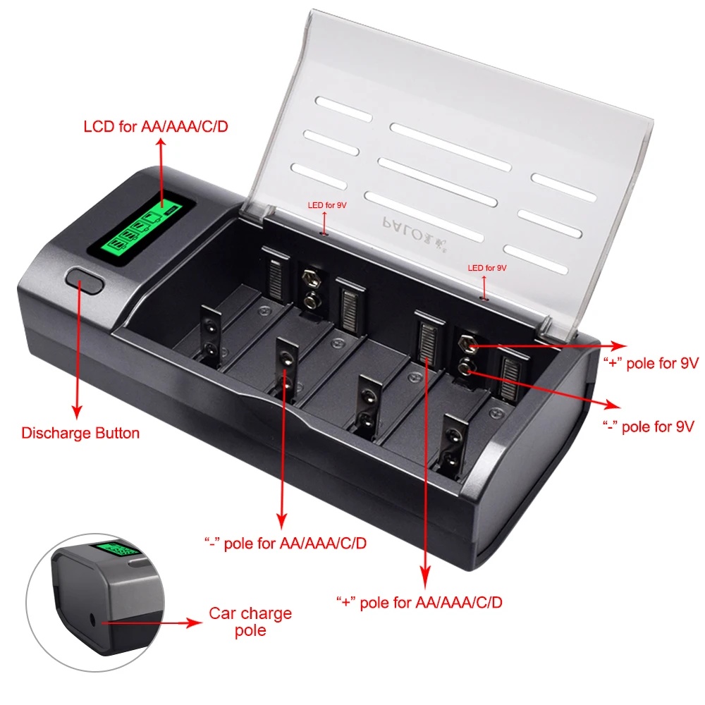 Cargador Inteligente PALO con  - Rechargeable Battery Aa reseña y precio