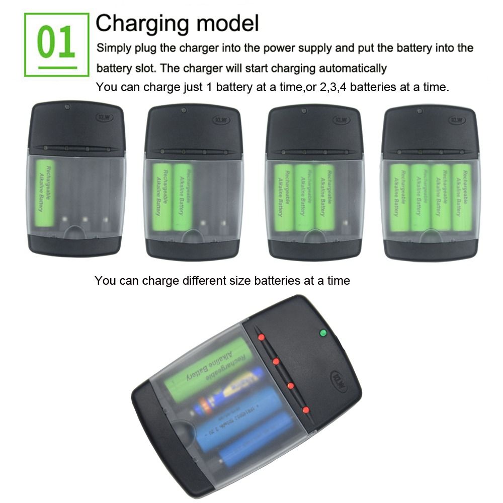 Base de carga rápida, cargador - Rechargeable Battery Aa reseña y precio