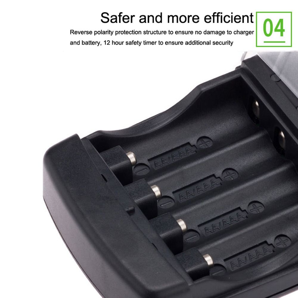 Base de carga rápida, cargador - Rechargeable Battery Aa reseña y precio