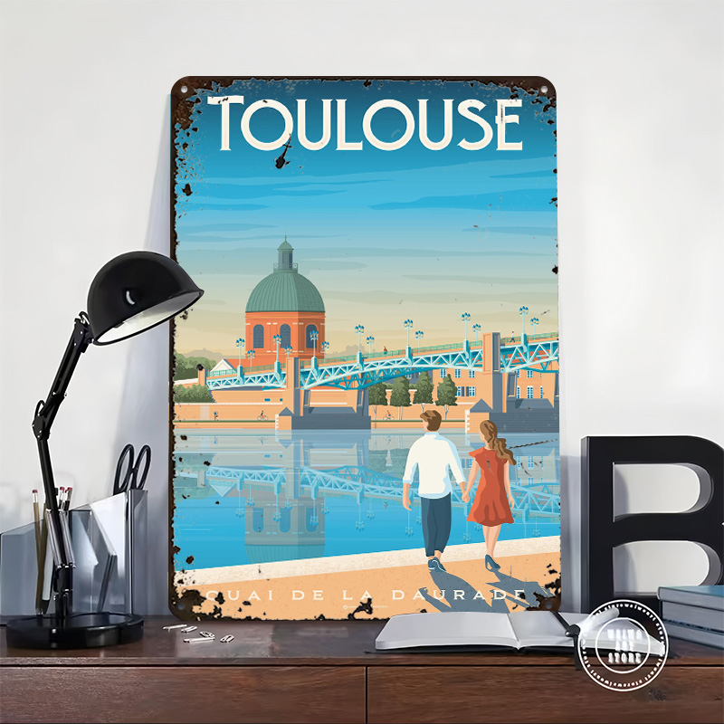 Póster Metálico Impreso de Tou - Retro Gaming France reseña y precio