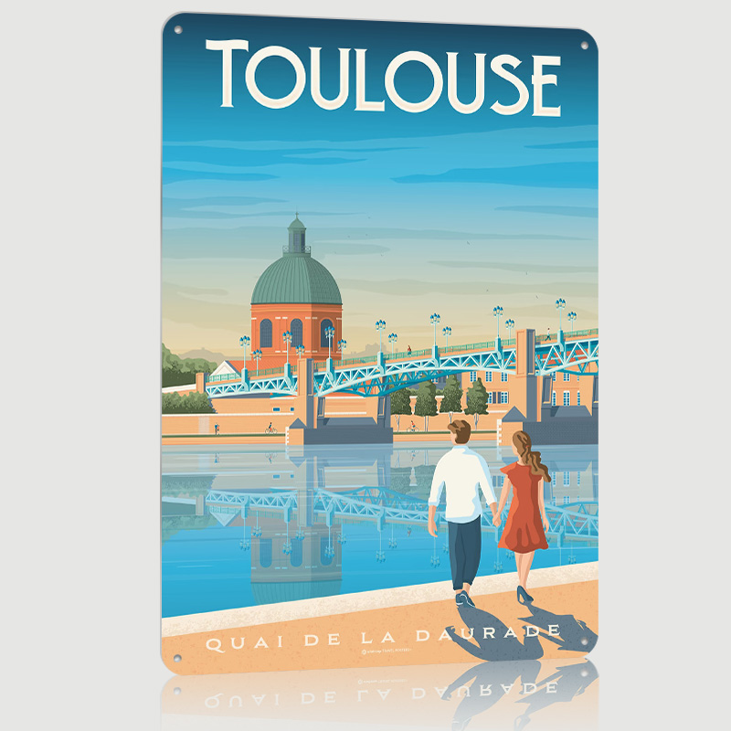 Póster Metálico Impreso de Tou - Retro Gaming France reseña y precio