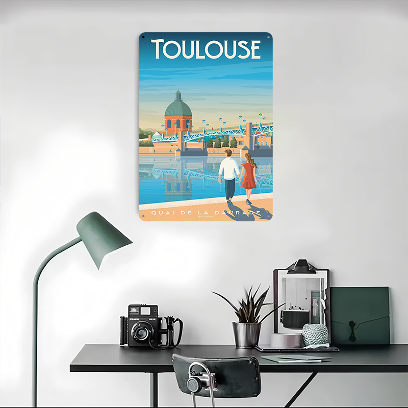 Póster Metálico Impreso de Tou - Retro Gaming France reseña y precio