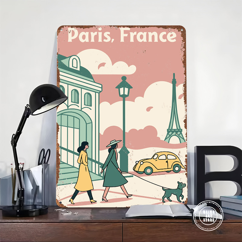 Póster Impreso de Viaje a Parí - Retro Gaming France reseña y precio