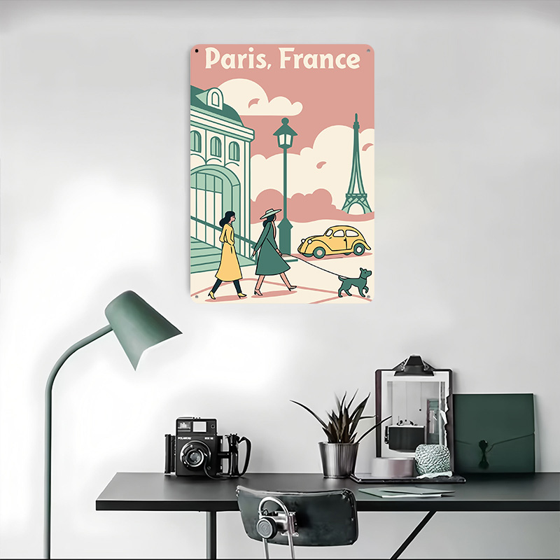 Póster Impreso de Viaje a Parí - Retro Gaming France reseña y precio